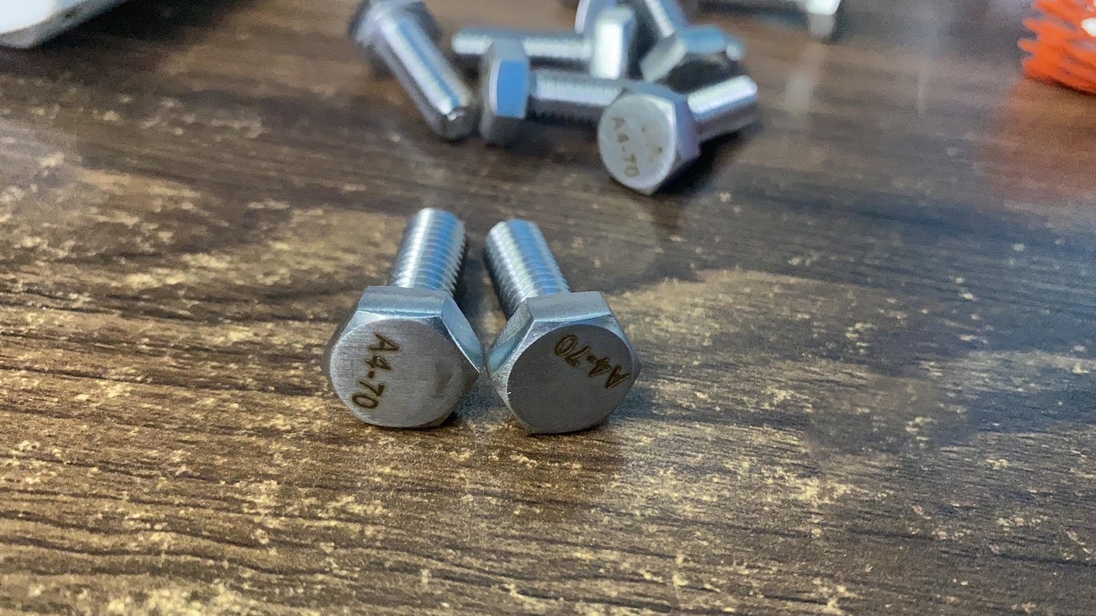 Stainless Steel A4-70 Bolts