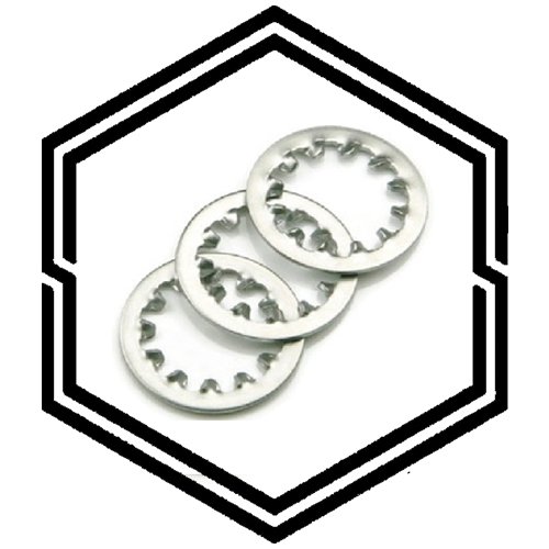  Carbon Steel Internal Tooth Lock  Washer