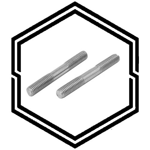 UNS S31254   SS 254 SMO Double End Stud Bolt